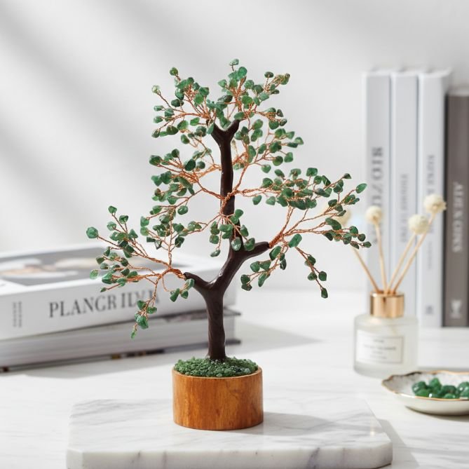 Green Aventurine Tree